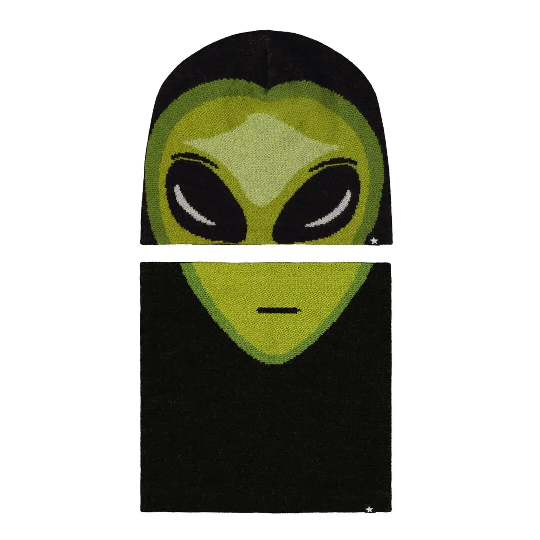 Комплект:шапка+шарф Molo Kleo Alien Face