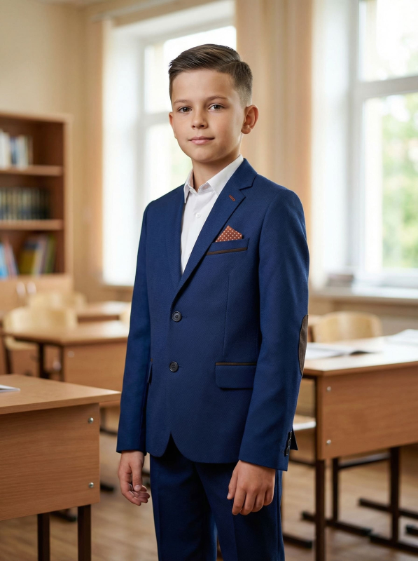 Пиджак для мальчика Тилли Стилли синий