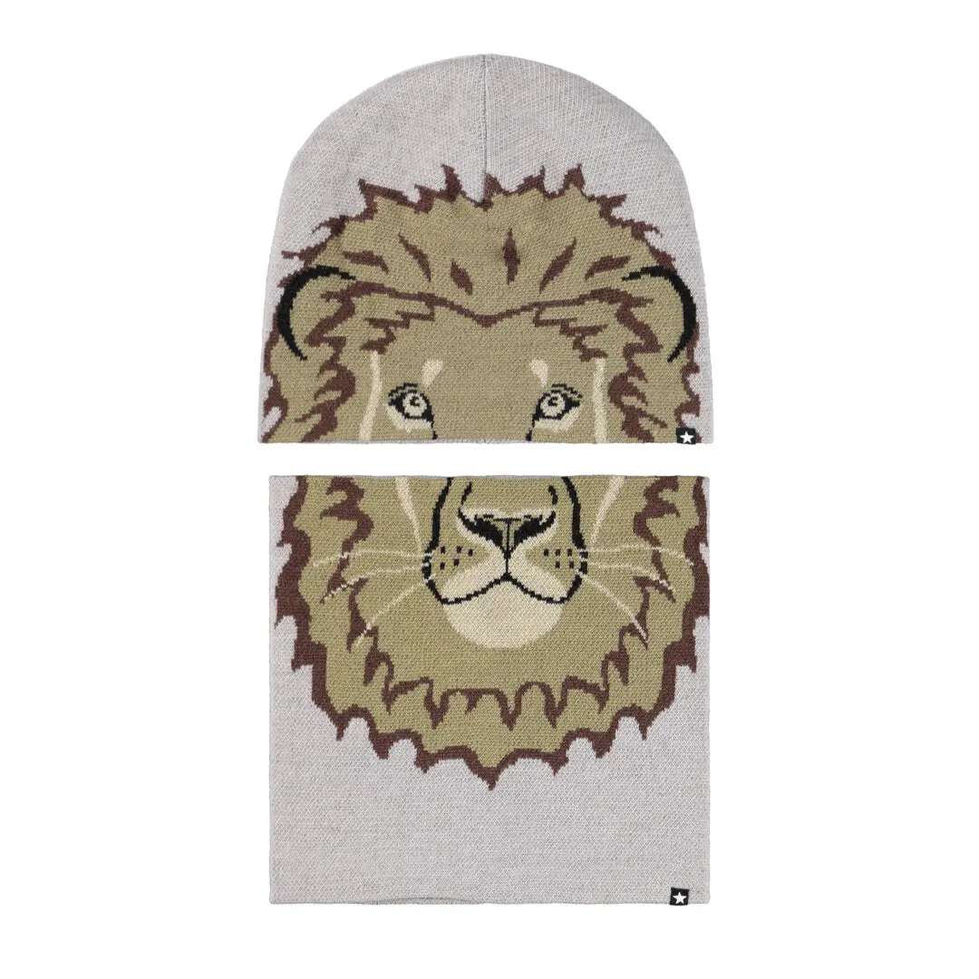 Комплект:шапка+шарф Molo Kleo Lion Face