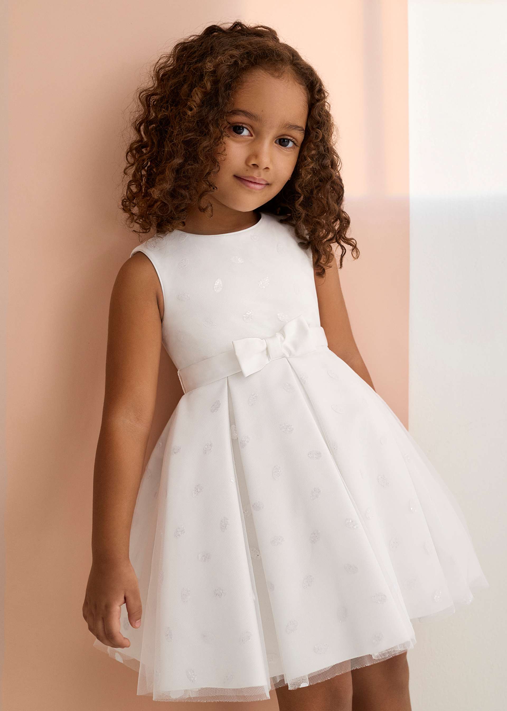 Платье нарядное с поясом Abel & Lula